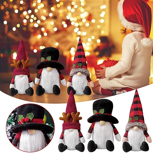 Miniatura 7 de FRAKYEN Gnomos de peluche de Navidad, decoraciones de gnomos para el hogar, cumpleaños, gnomos, regalos de peluche, gnomos de Navidad, muñeco de