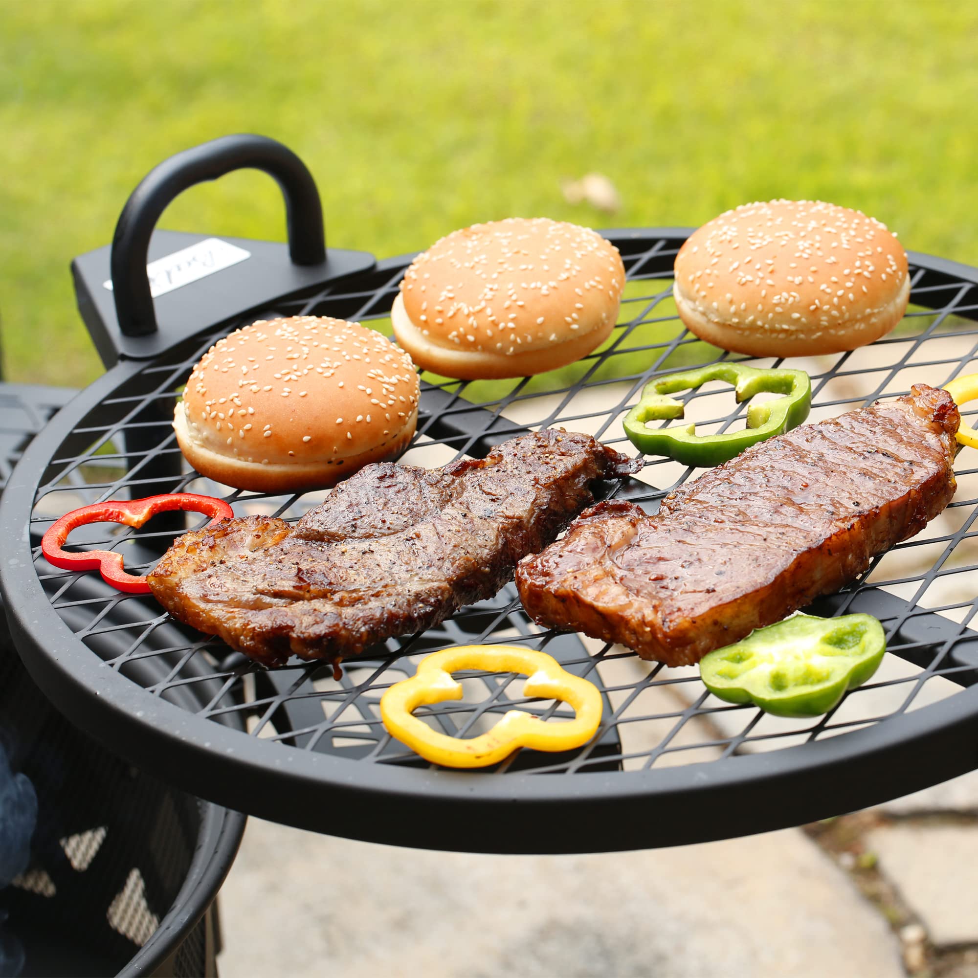 BALI OUTDOORS Fire Pits Outdoor Wood Burning, Wood Fire Pit with