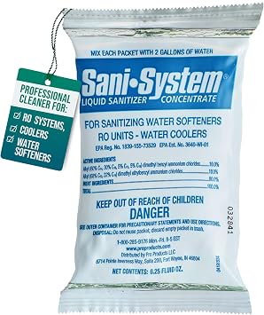 IPW Industries, Inc. - Sani System SS24N Liquid Cleaner for Reverse Osmosis RO System, Cooler, Whole House Water Softener and Home Improvement