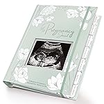 Pregnancy Journal, Pregnancy Announcements - 80 Pages Hard Cover Baby Books For Mom To Be Gift, Baby Memory Book Keepsake, Gender Reveal Gifts For New Moms, Shower & Registry (Sage)