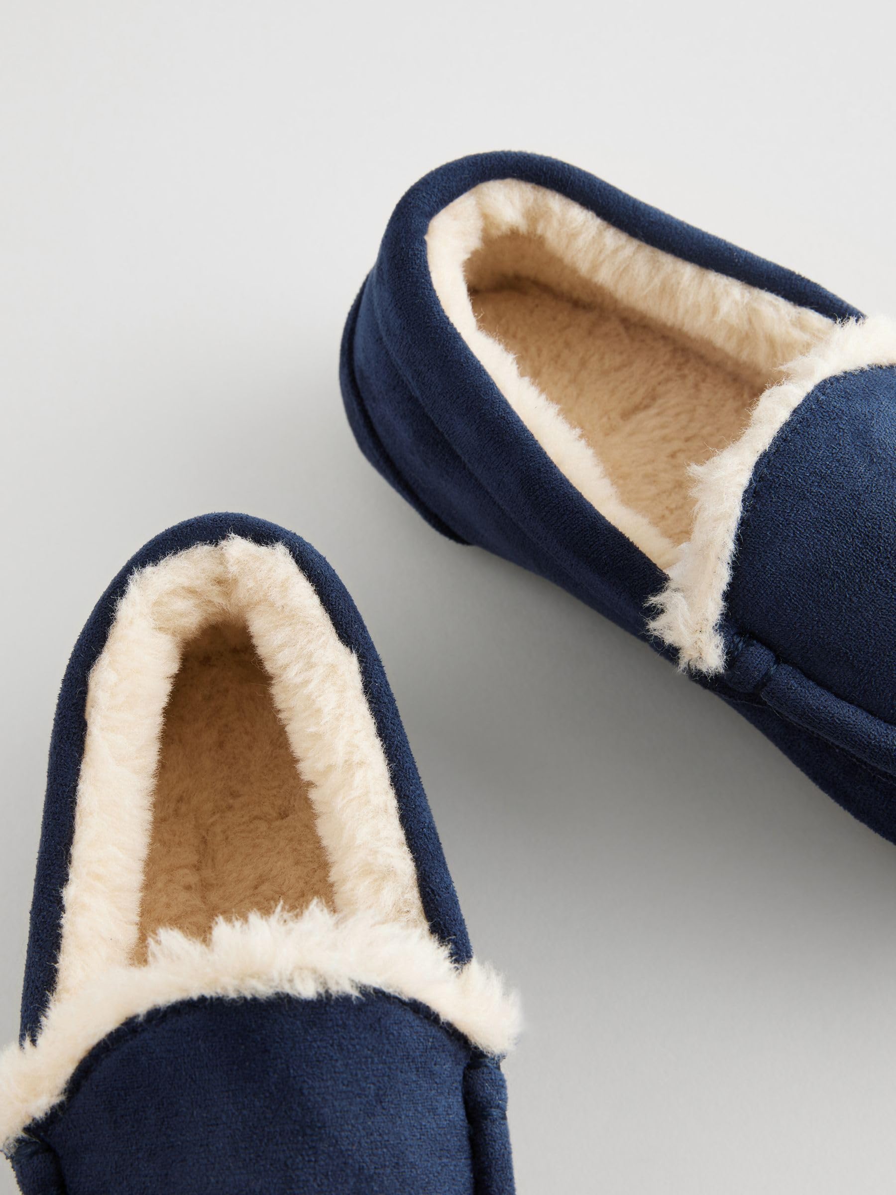 NEXT Garçon Chaussons Style Mocassins douillets
