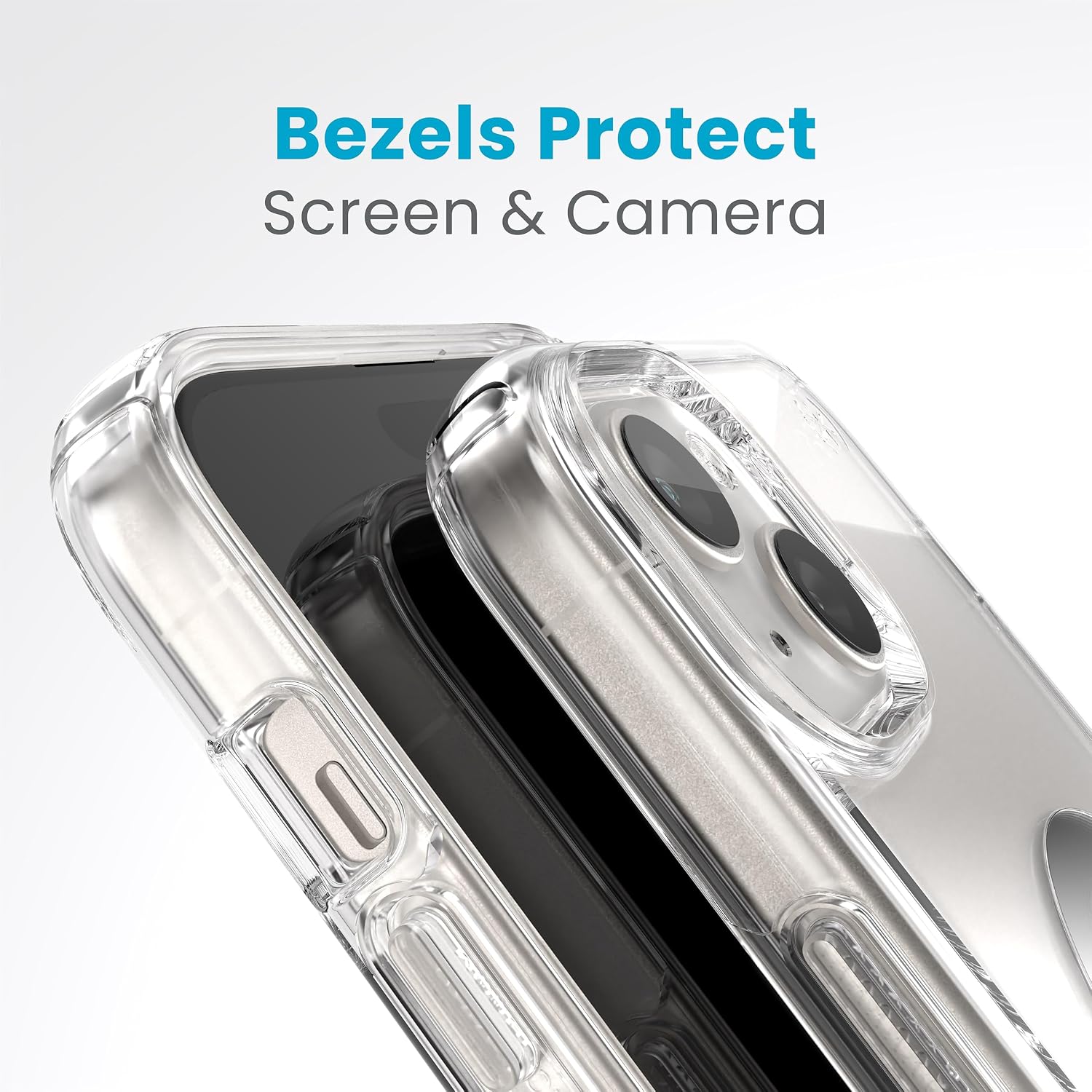 Speck Presidio Case with MagSafe for iPhone® 15, Clear, 150553-3240