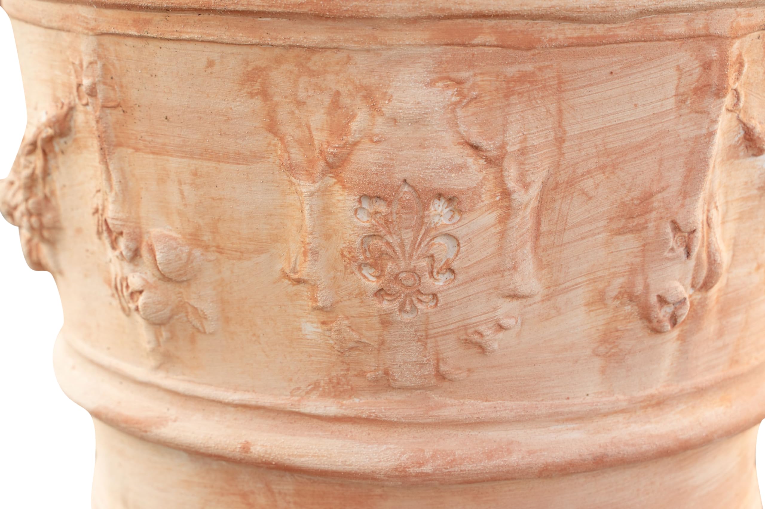 Biscottini Vaso da esterno Gelestro L50xPR50xH44 100% Made in Italy - Fioriera da esterno e interno - Vasi per piante - Vasi per piante in terracotta