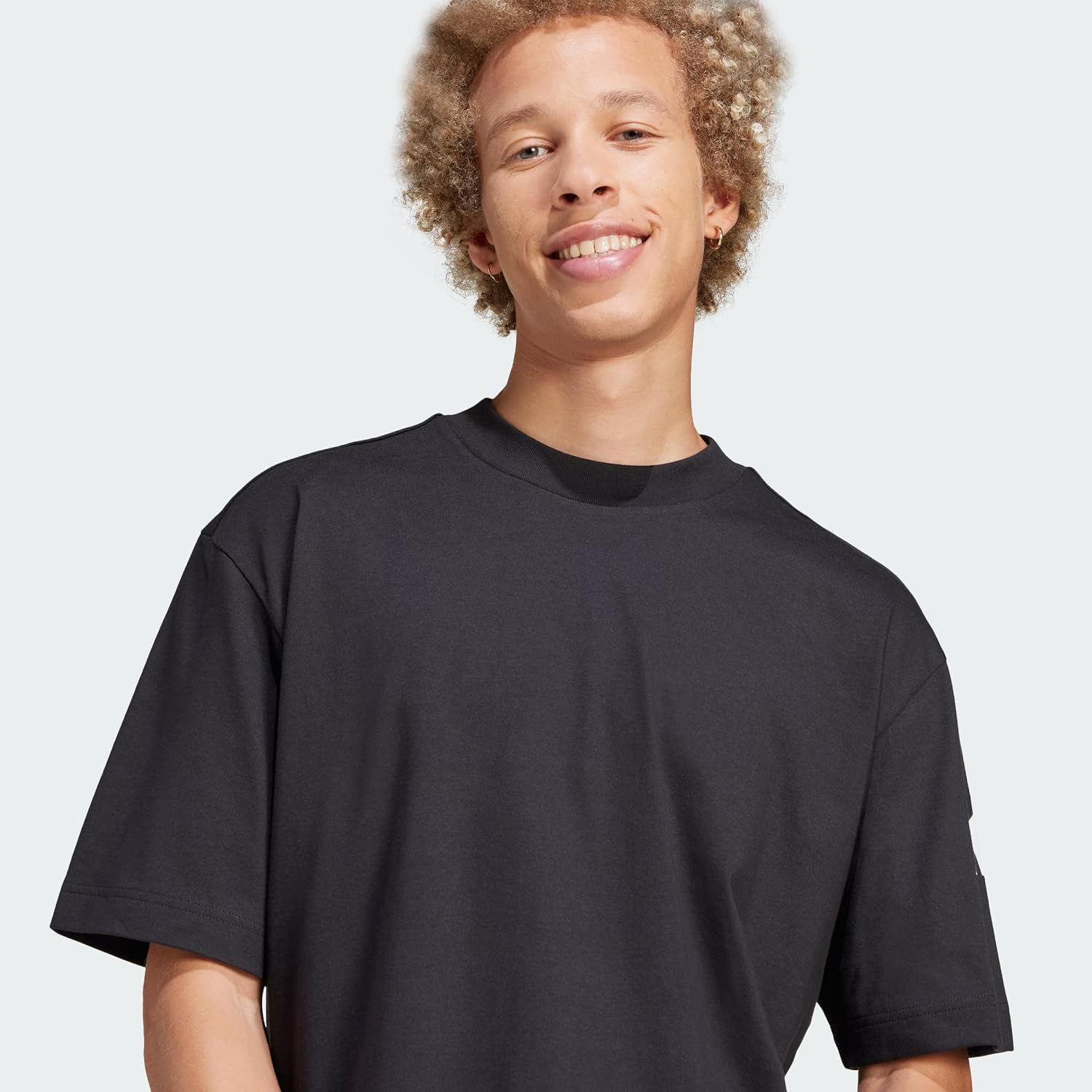 adidas Essentials Men's Lose Fit Three Bar Tee T-Shirt (Pack of 1)