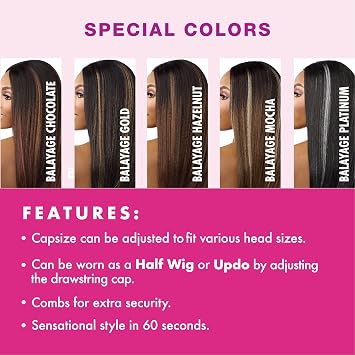 Sensationnel Instant Weave Half Wig-24, 2 DARKBROWN