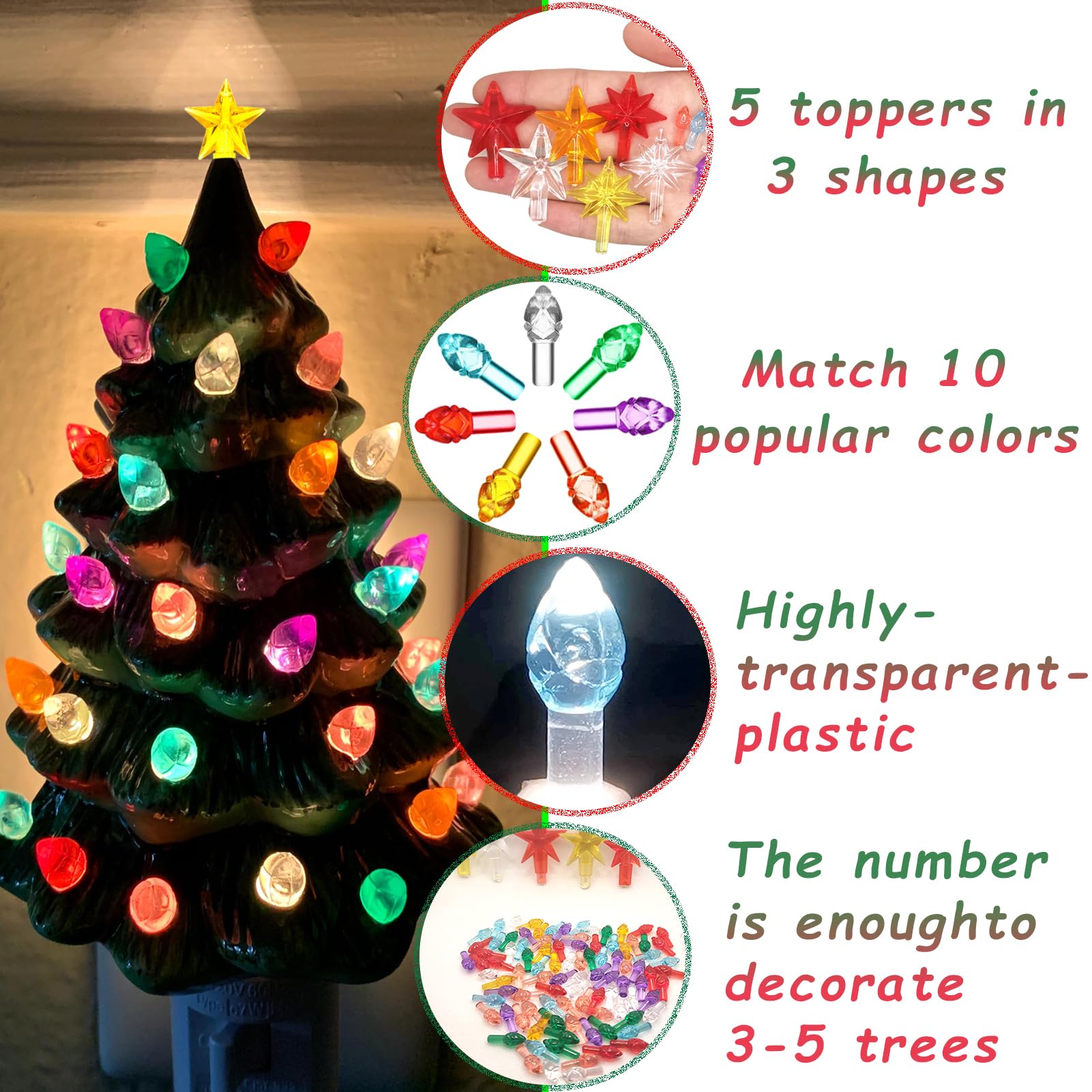 Ceramic Tree Replacement Bulbs 16