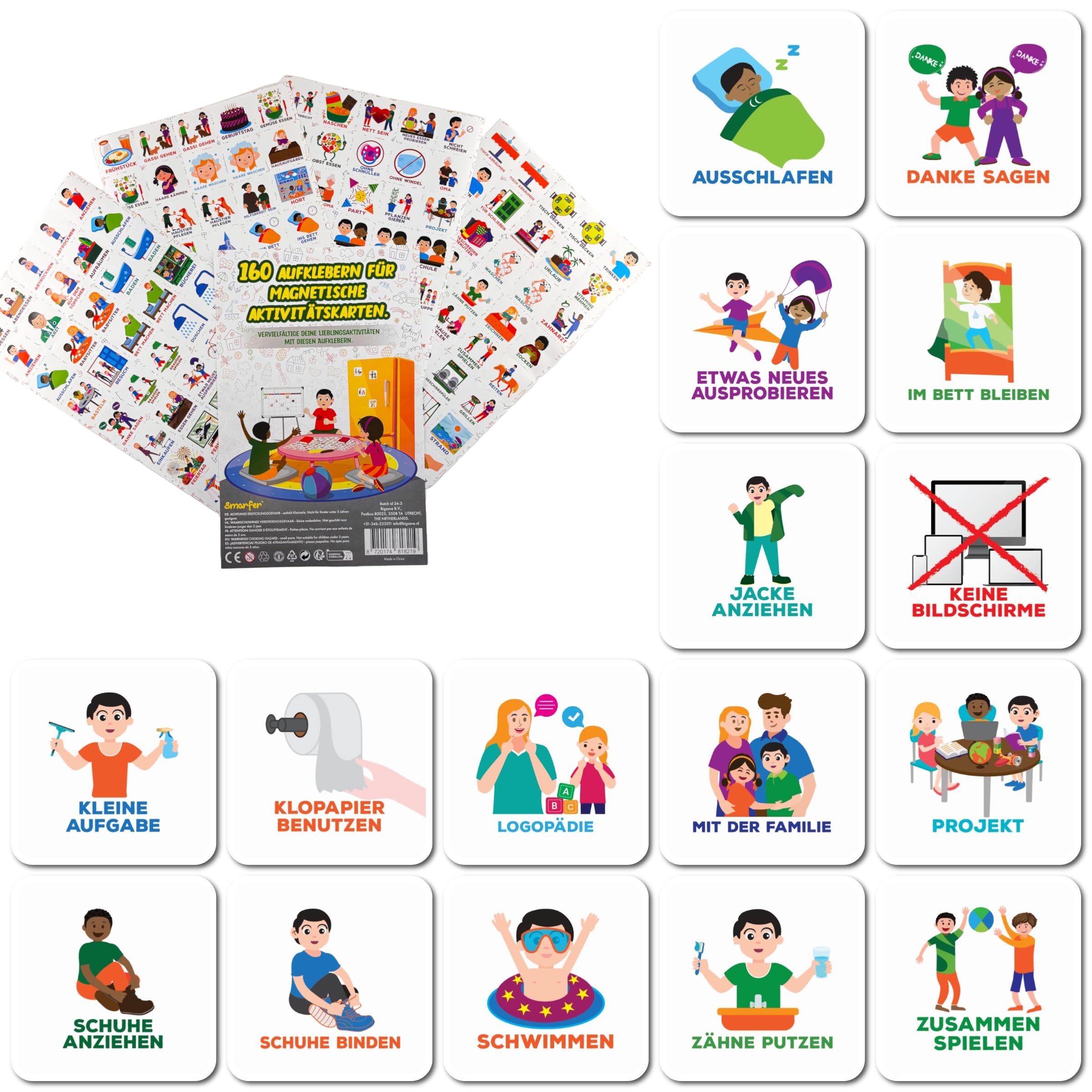Cartello In Alluminio Dibond 25x15 Cm 'Genitori Rispondono Per I Vostri Bambini' - Pittogramma Per Aziende E Privati - 2