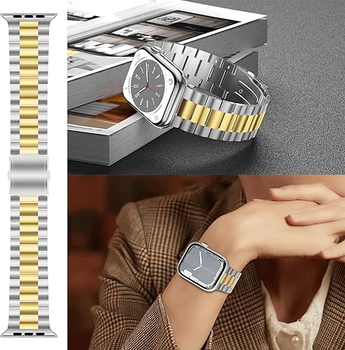 Miniatura 6 de iiteeology Correa de 1.929 in compatible con Apple Watch Ultra Band Series 9, pulsera de acero inoxidable mejorada para iWatch de 1.772 pulgadas,