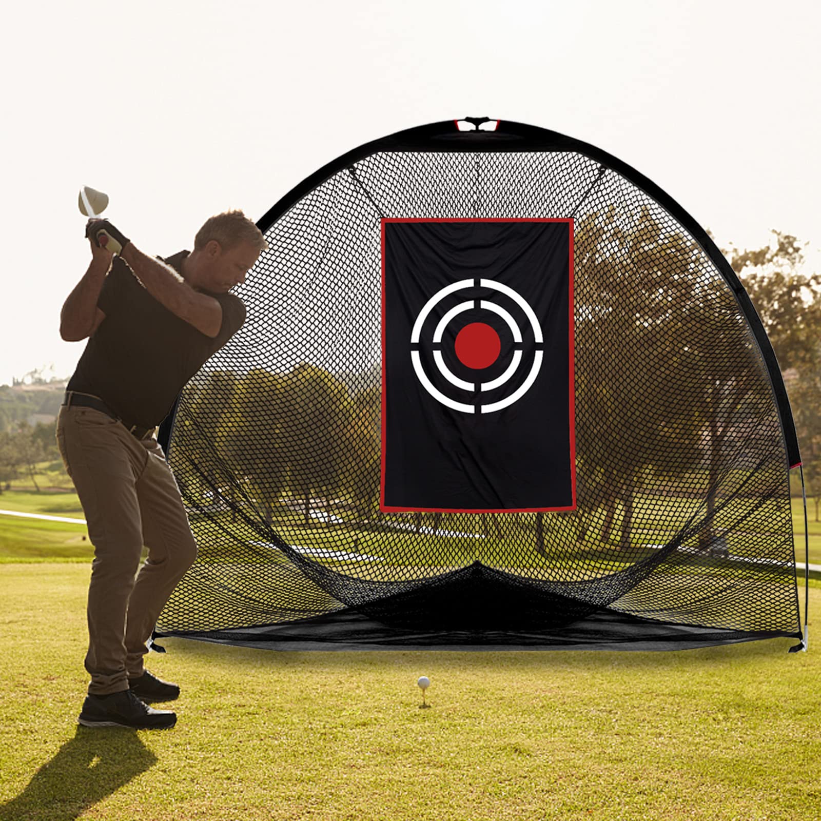 ゴルフネット ゴルフ 練習ネット ゴルフ練習用ネット 素振り 3.6×2×2.1