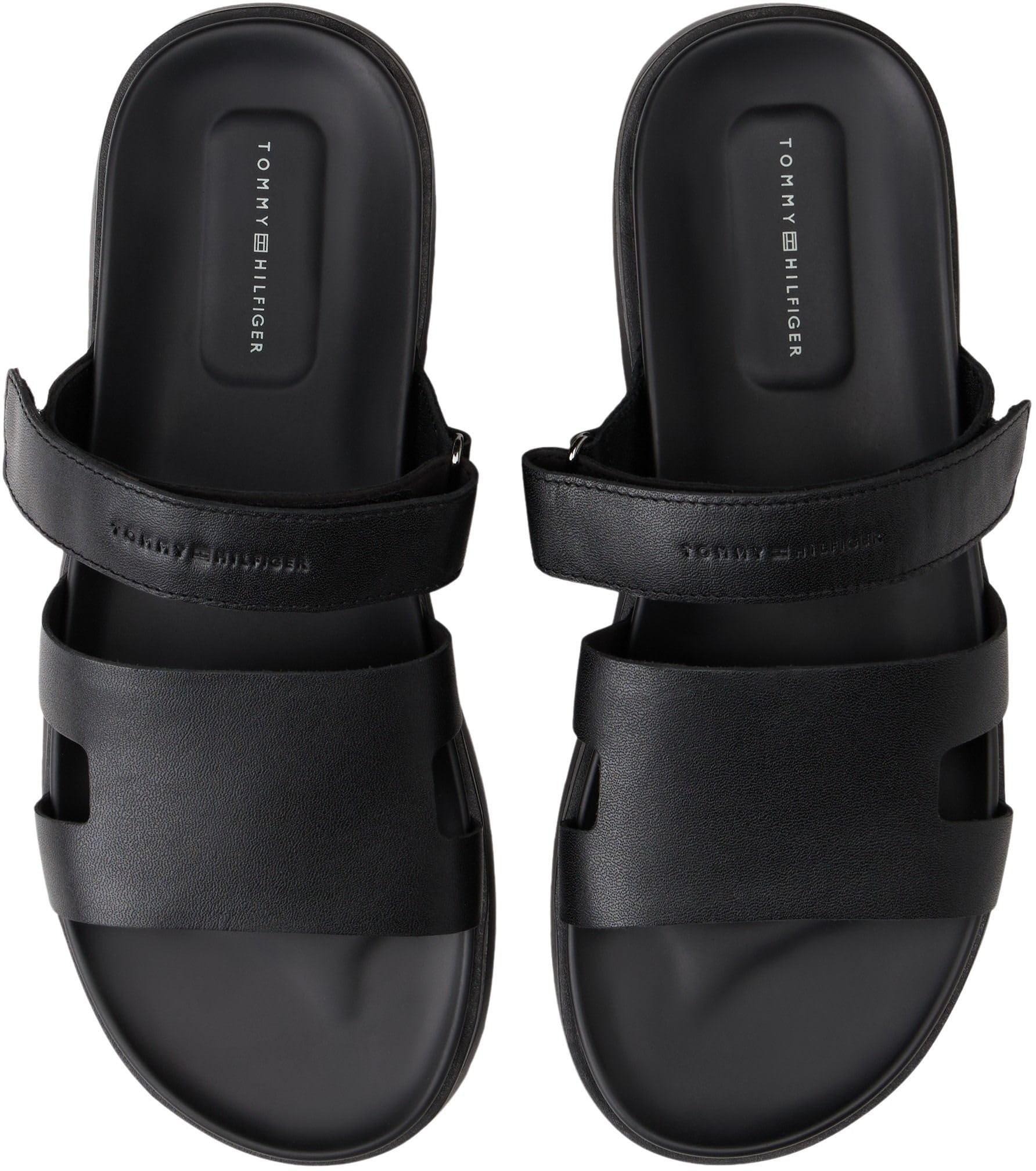 Tommy Hilfiger Herren Adjustable Premium Lth Sandal Fm0fm05773Flache Sandalen