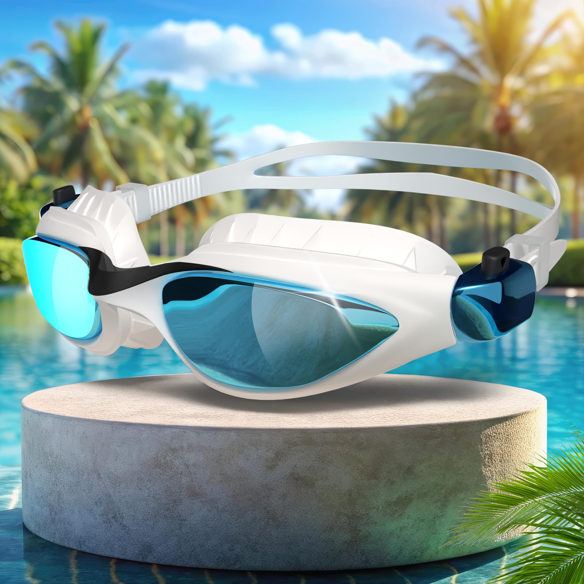 KIDVERSE Schwimmbrille Kinder - Bequeme Taucherbrille Kinder 3 Jahre bis 13 - Geprüfte Kinderschwimmbrille mit UV-Schutz & Antibeschlag Schutz - Schwimmbrille Mädchen & Jungen