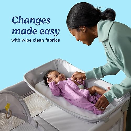 Miniatura 3 de Graco Pack 'n Play CareSuite Moisés Lux Playard, Sky