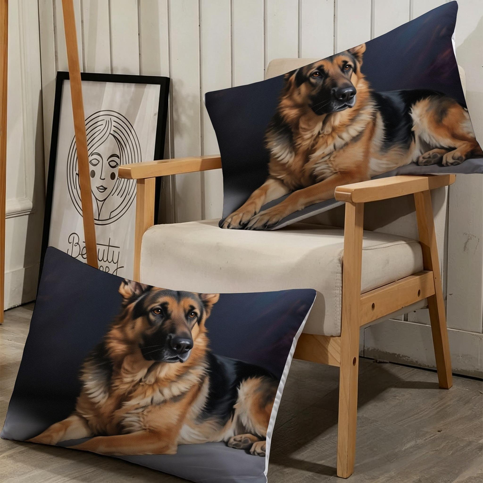 Copripiumino Matrimoniale Cane Marrone 260x240, ZQ9552 | Traspiranti Durevoli Microfibra, per Tutta la Famiglia, Matrimoniale, per Tutte le Stagioni, con 2 Federe 50x80 cm