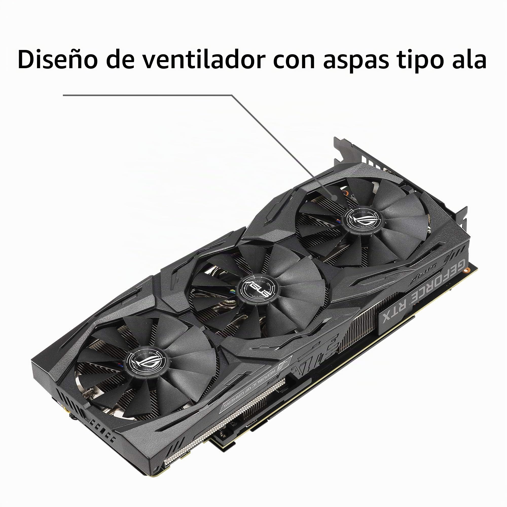 ASUS ROG Strix GeForce RTX 2060 Super EVO - Tarjeta gráfica (8 GB GDDR6, con una refrigeración Muy Potente y un Rendimiento Superior para alcanzar Frecuencias de refresco más rápidas y VR Gaming)