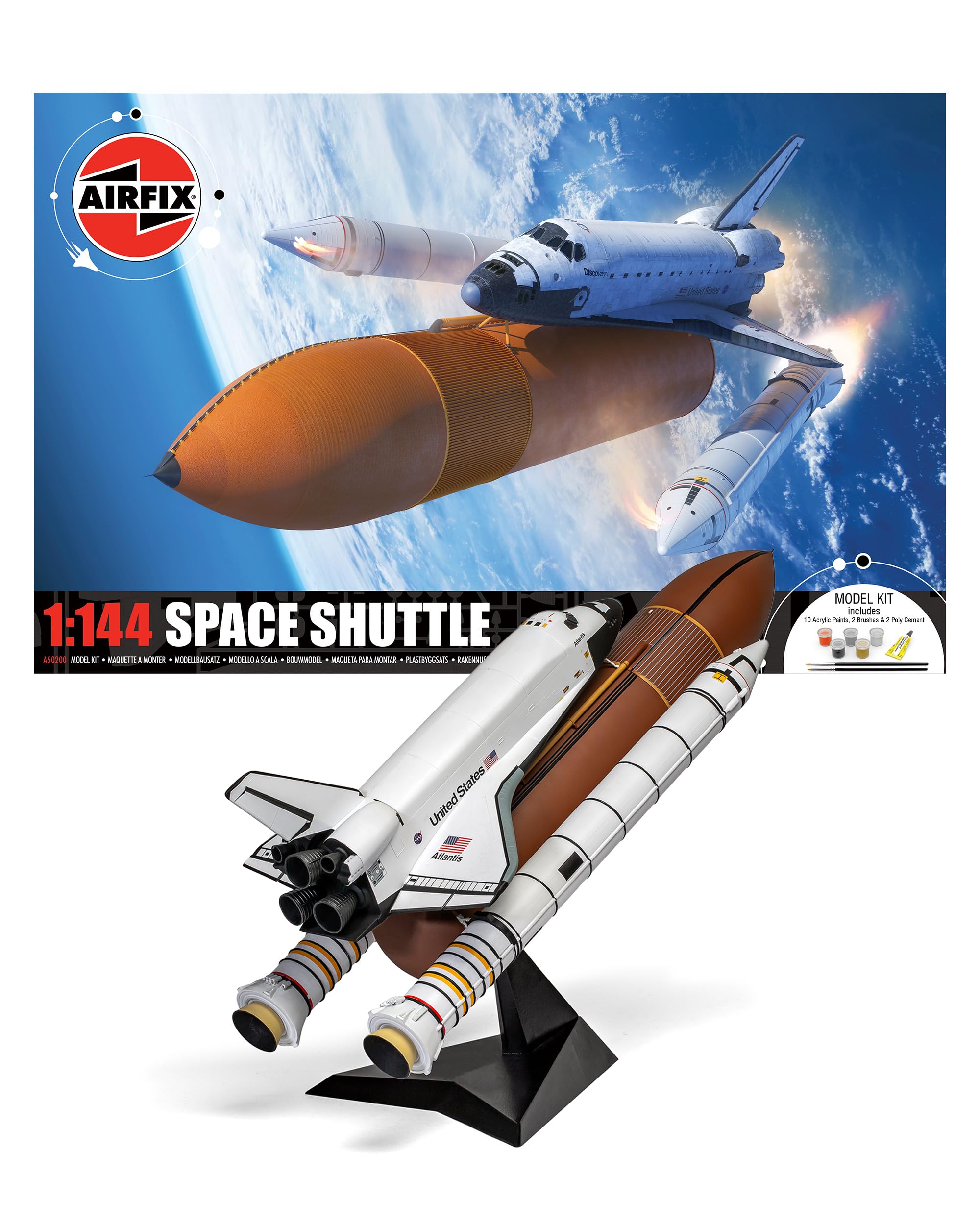 Airfix - 1/144 Gift Set Space Shuttle - Plastic Model Making
