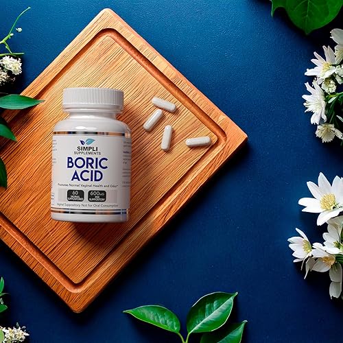 Miniatura 7 de 60 supositorios de ácido bórico para mujeres | Tratamiento BV para mujeres | Píldoras de equilibrio de pH | Cuidado vaginal | Tratamiento de la