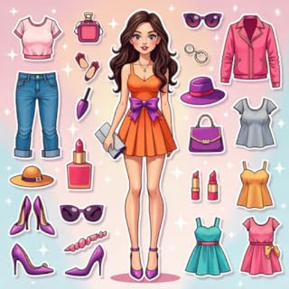 DIY Paper Doll Dressup and Makeup Diary – Girls Fashion Diary