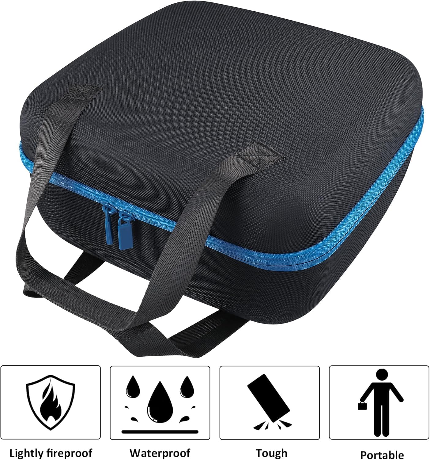 co2CREA Harte Tasche für Bosch Professional 18V System Akku Gebläse GBL 18V-120 Case Etui Tragetasche