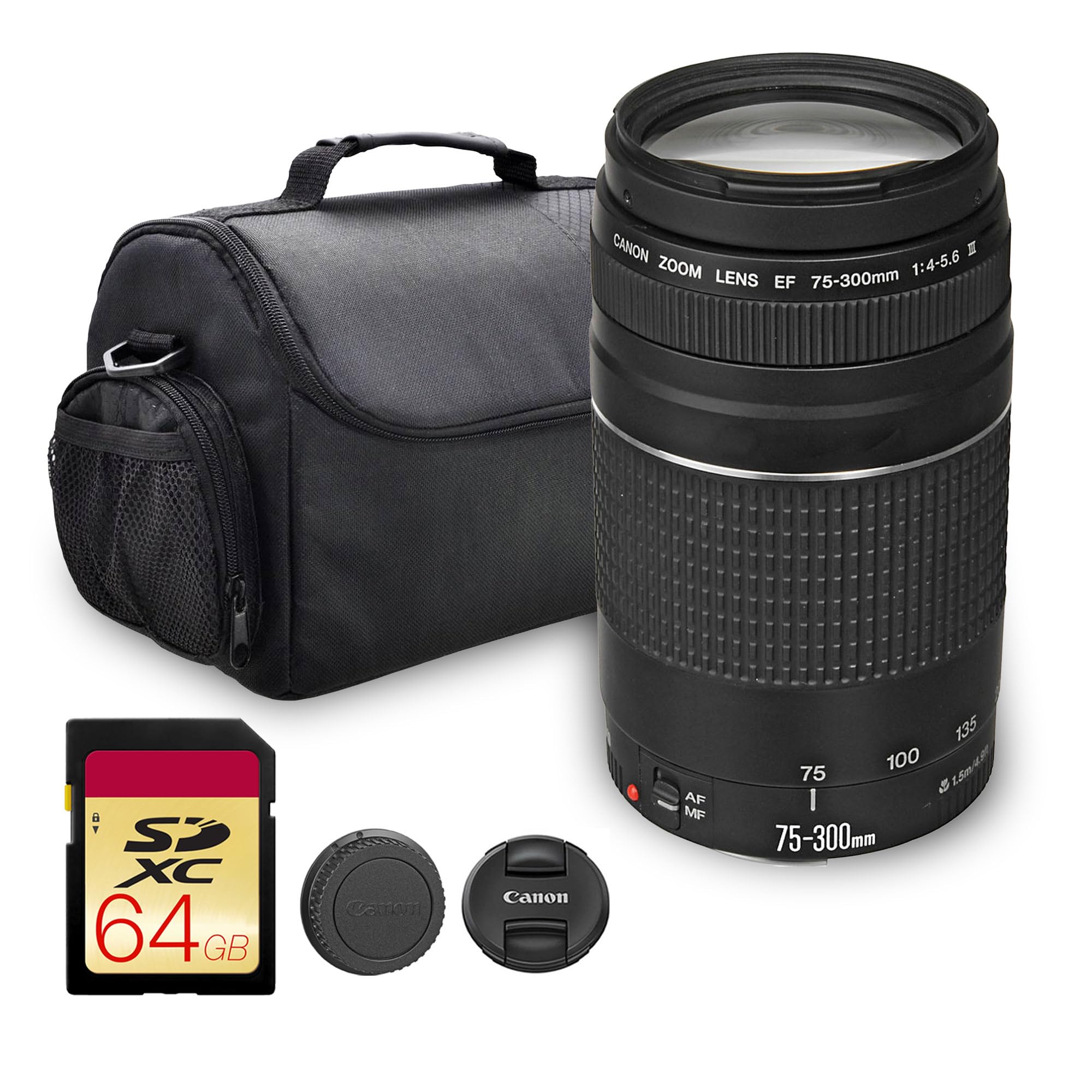 キャノンズームレンズ EF 75-300mm 2本Kenko MC-1 58mm Amazon.com : Canon EF 75-300mm f/4-5.6 III Lens Bundled with 58mm