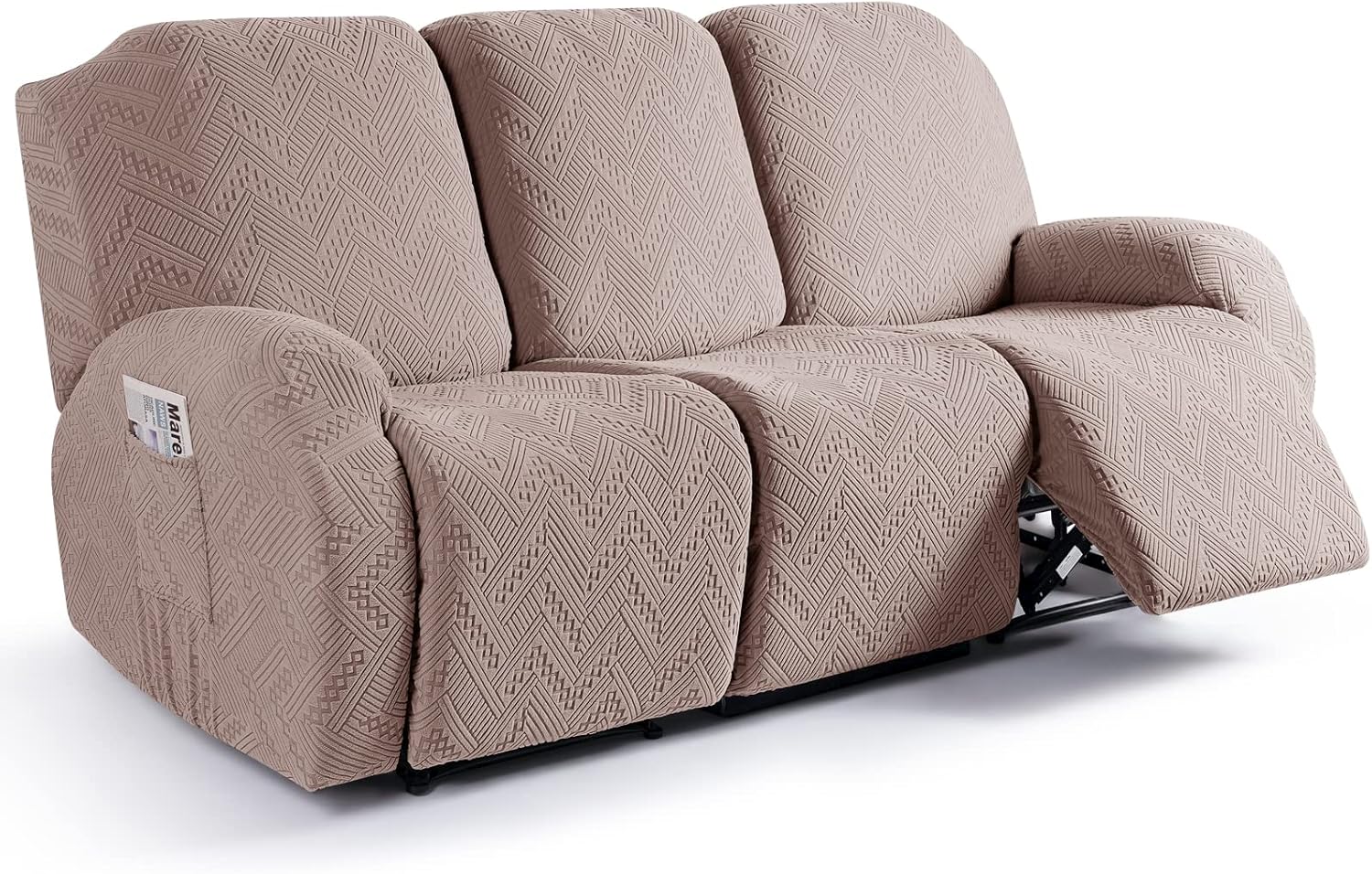 Ruaozz Stretch Recliner Sofa Covers 3Pieces Reclining