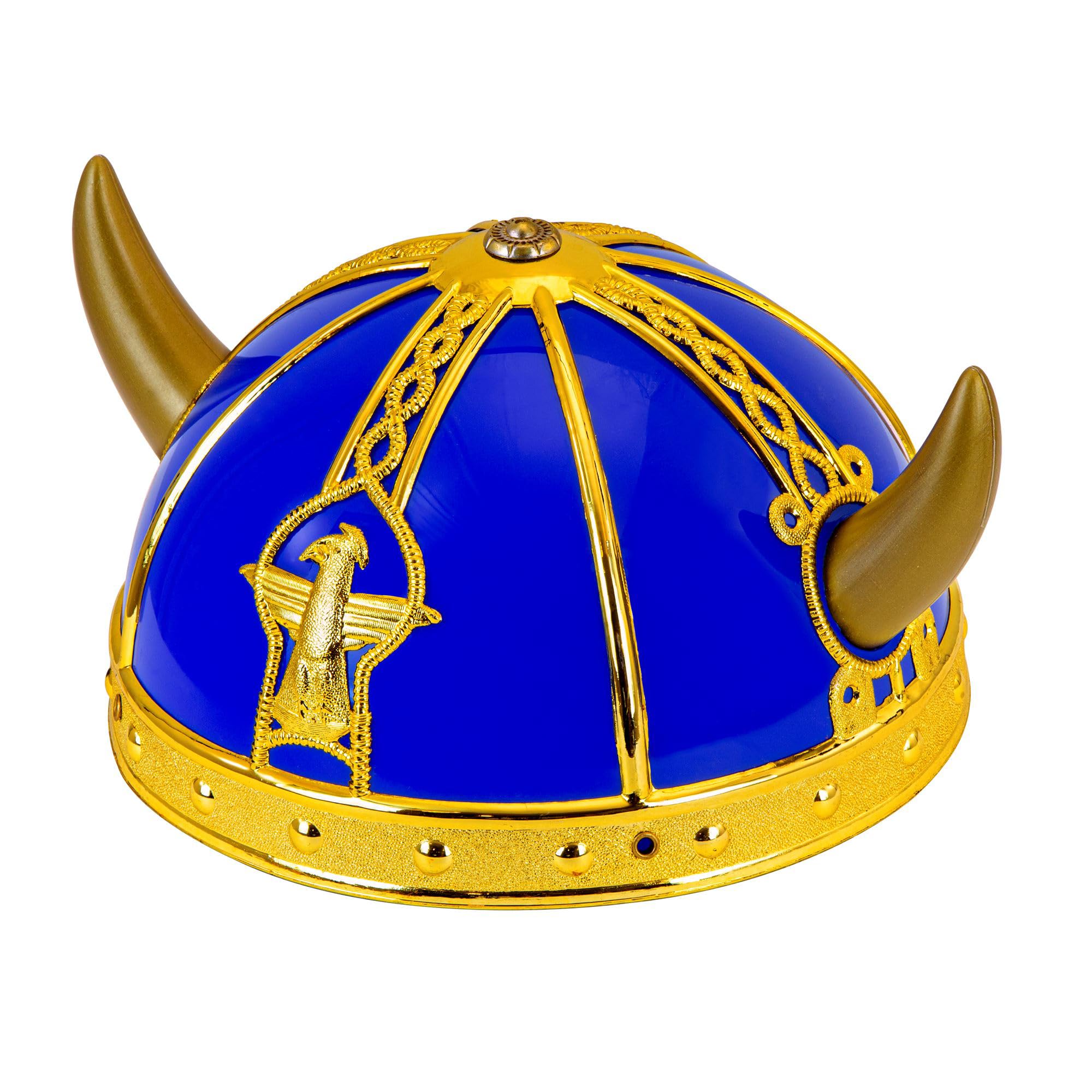 Viking Helmet Hard Plastic Accessory for Roman Gladiator Fancy Dress