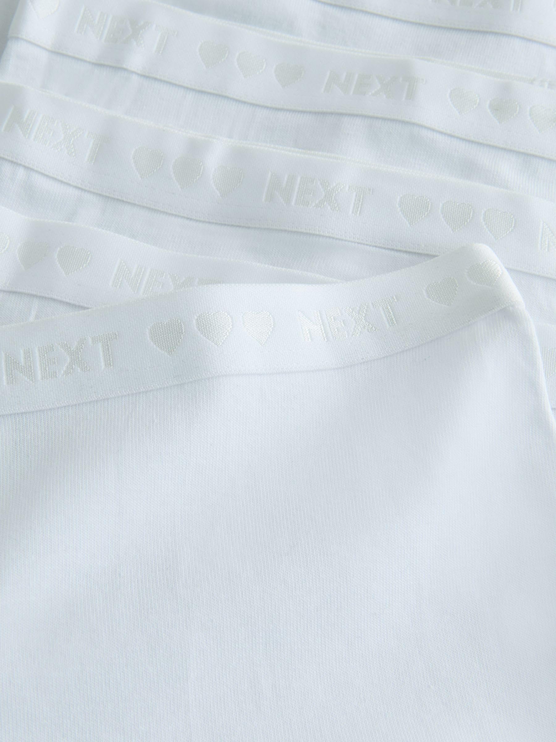 NEXT Ragazza Confezione da 10 Slip Stile Shorts con Gamba Lunga | Bambino, Standard, Mid Rise, Lavabile in lavatrice