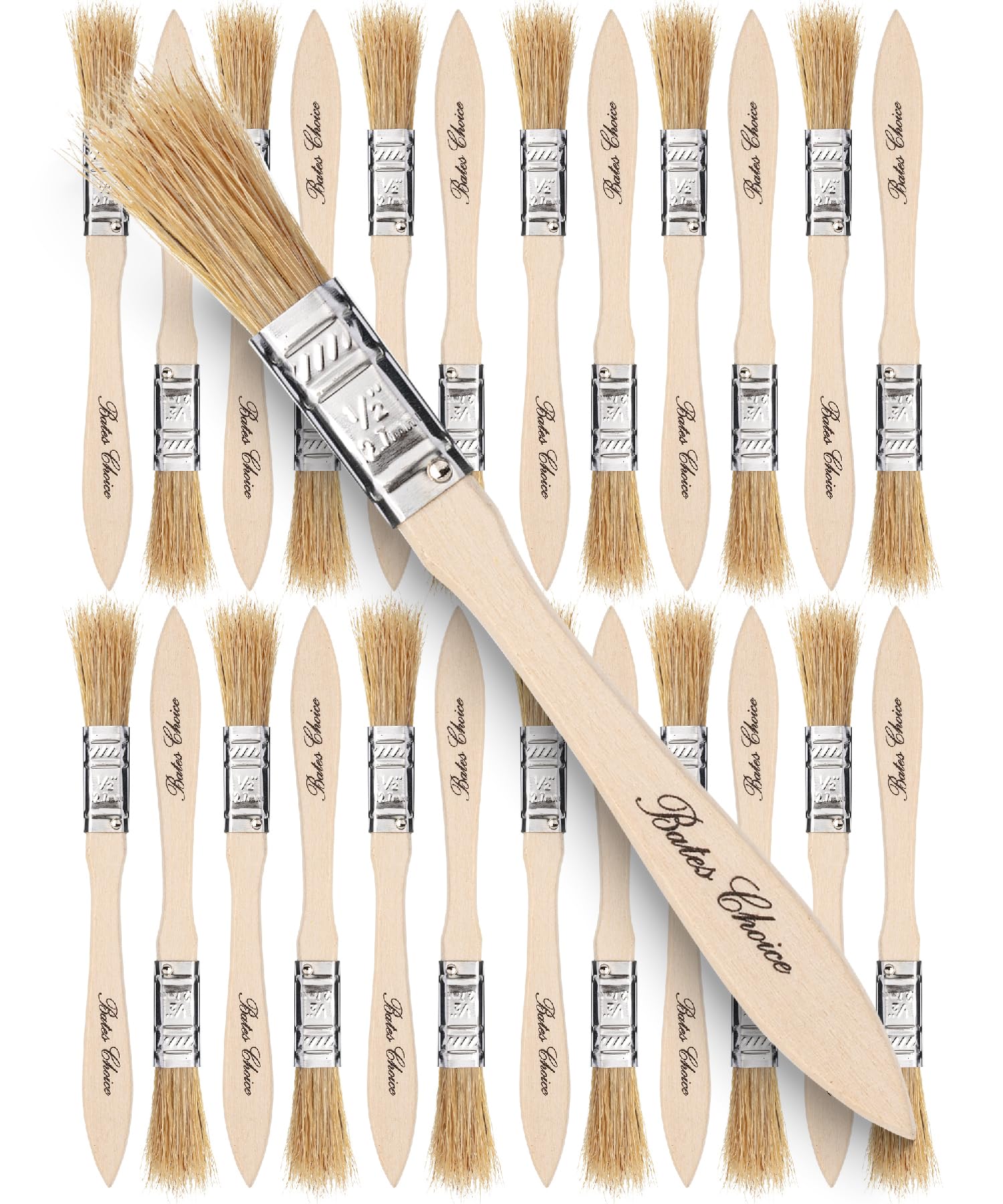 Bates- Chip Paint Brushes, 2 Inch, 9 Pack, Chip Brush, Brushes for Painting, Paint Brushes, 2 Inch Paint Brush, Stain Brushes for Wood, Natural Bristle Paint Brush, Chip Paint Brushes for Paint