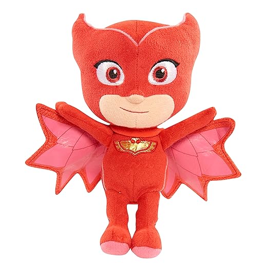 PJ Masks Beans Plush, Owlette, Kids Toys for Ages 2 Up by Just Play