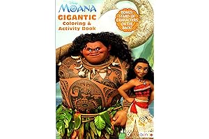Disney Moana Gigantic Coloring & Activity Book - 200 Pages of Adventure...