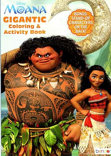 Disney - Moana - Libro gigante para colorear y actividades - 200 páginas