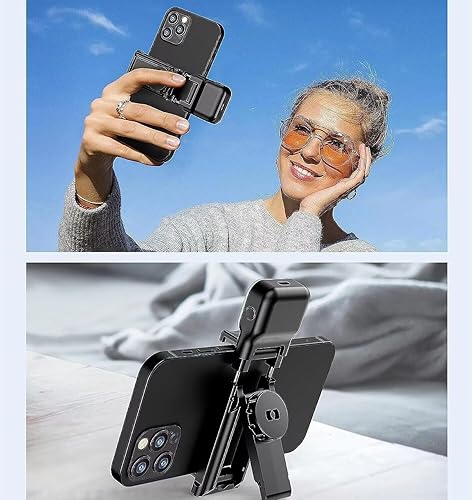 Miniatura 9 de Palo selfie con luz de relleno, trípode resistente extensible con control remoto inalámbrico compatible con iPhone 14 13 12 11 pro Xs Max Xr X 8 7 6