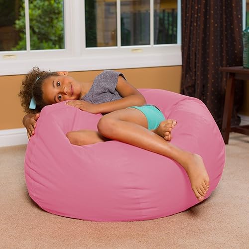 Miniatura 5 de Puf grande y cómodo sillones tipo puf grandes con funda extraíble para niños, adolescentes y adultos, muebles de tela de poliéster para todas las
