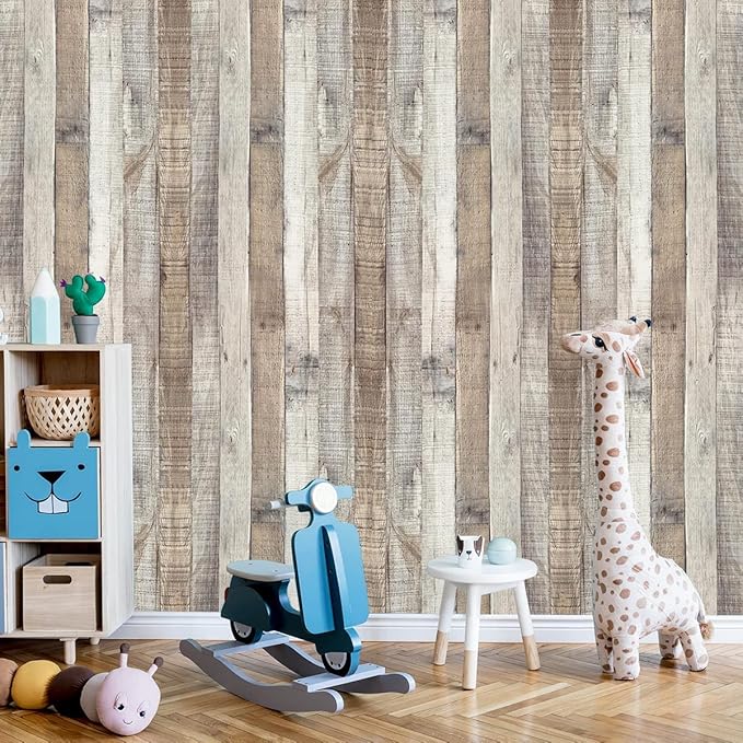 Wood Grain Background Wallpapers, Country Style 3D Large Wall Mural