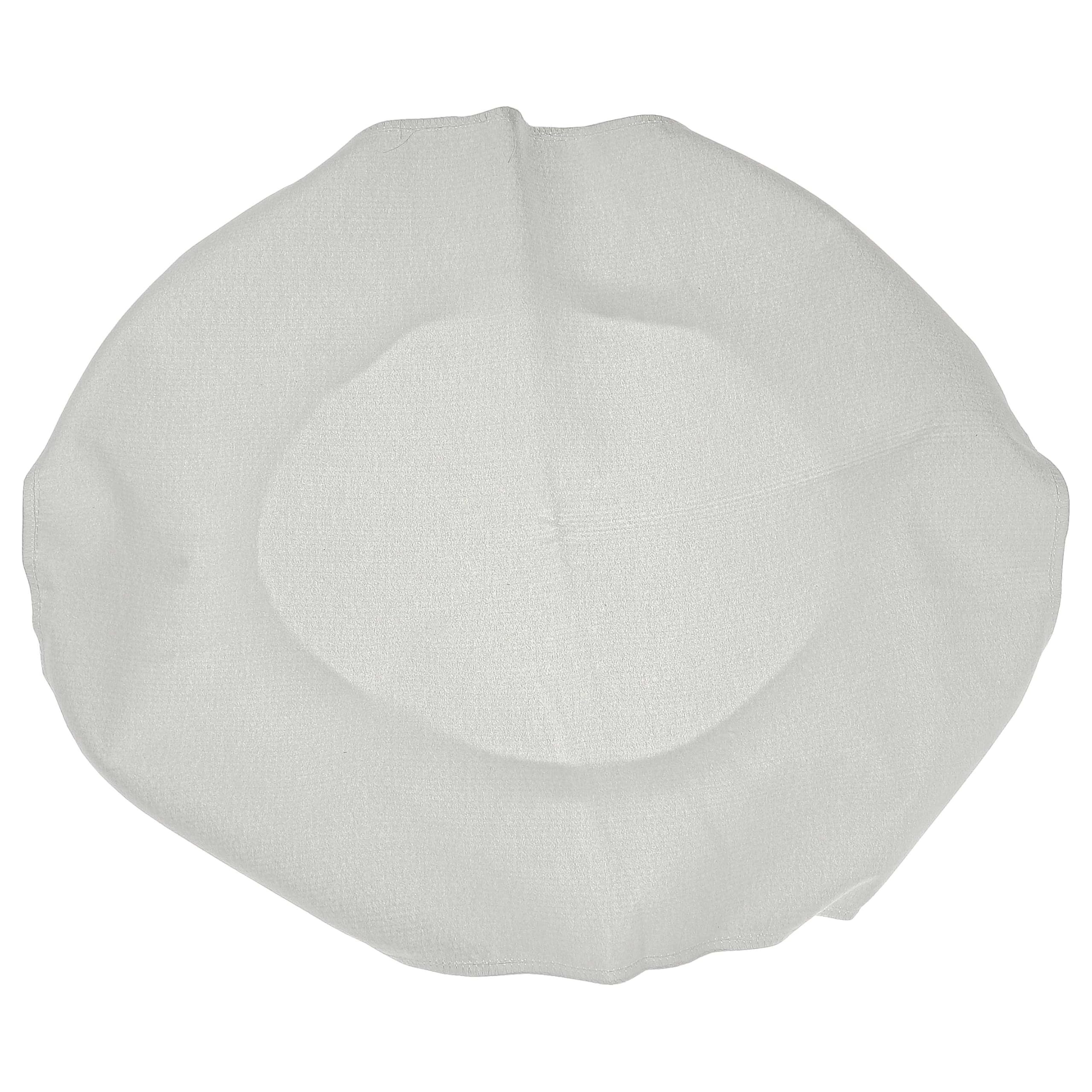 vhbw 2x Filtres à membrane compatible avec Würth ISS 55, ISS 45, ISS 35, ISS 32 aspirateur - Lot de filtres textiles blanc