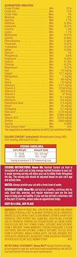 Miniatura 7 de Meow Mix Hairball Control Dry Cat Food, 3.15 Pound Bag (Pack of 4)