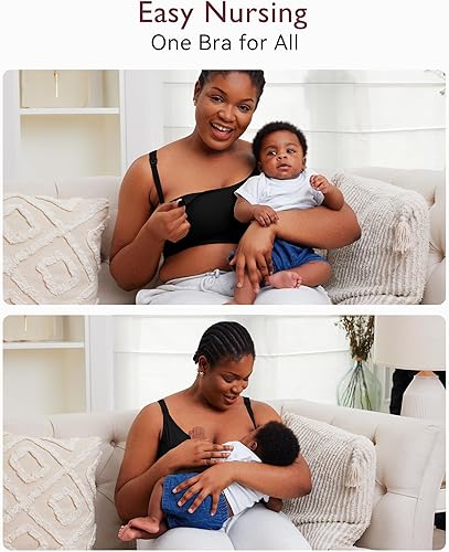 Miniatura 5 de Hands Free Pumping Bra Momcozy Adjustable Breast-Pump Holding and Nursing Bra