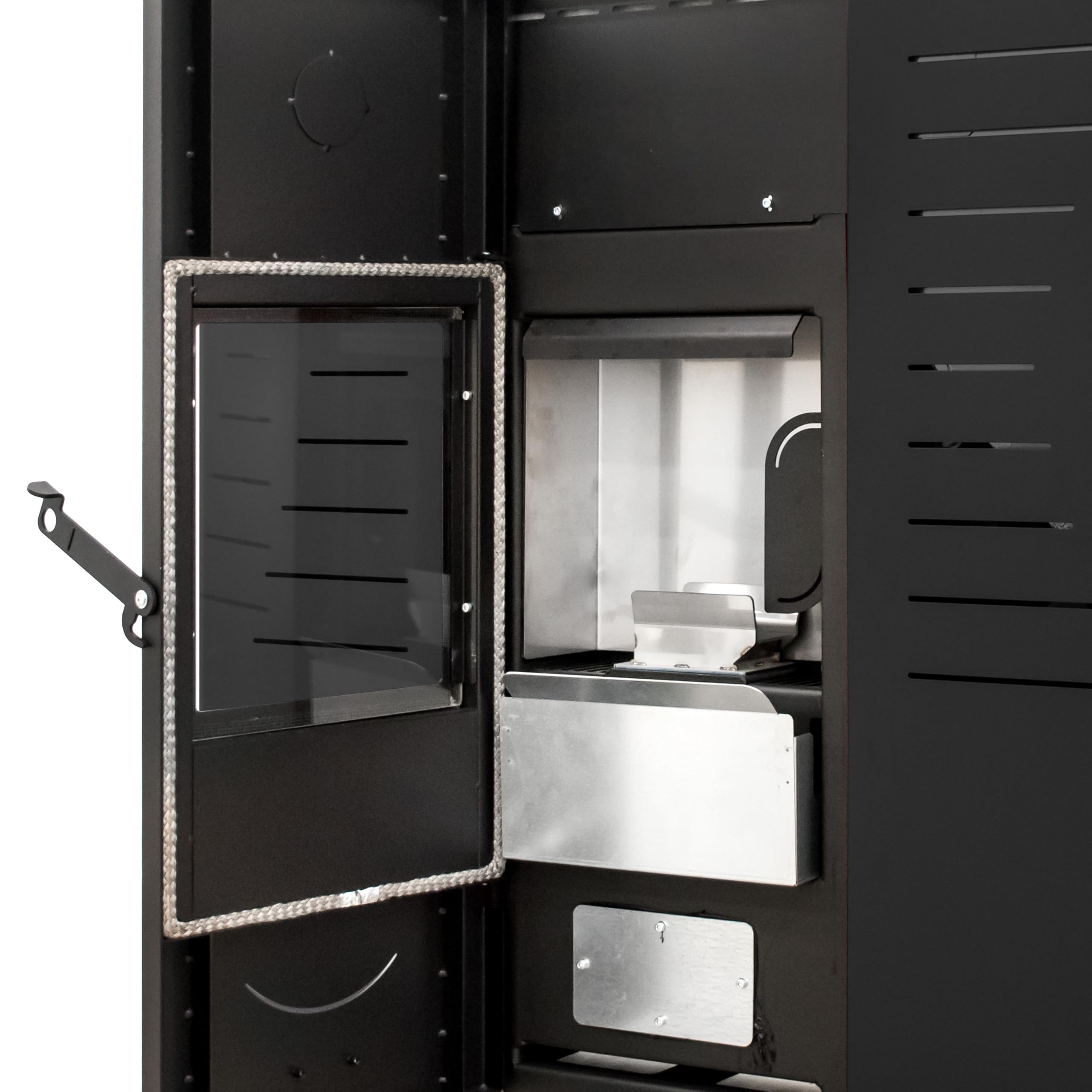 Italia 25 KW WiFi Hydro-Pelletöfen Heizung Warmwasser Effizienz 90% 180m² Slim-Design 16 Std