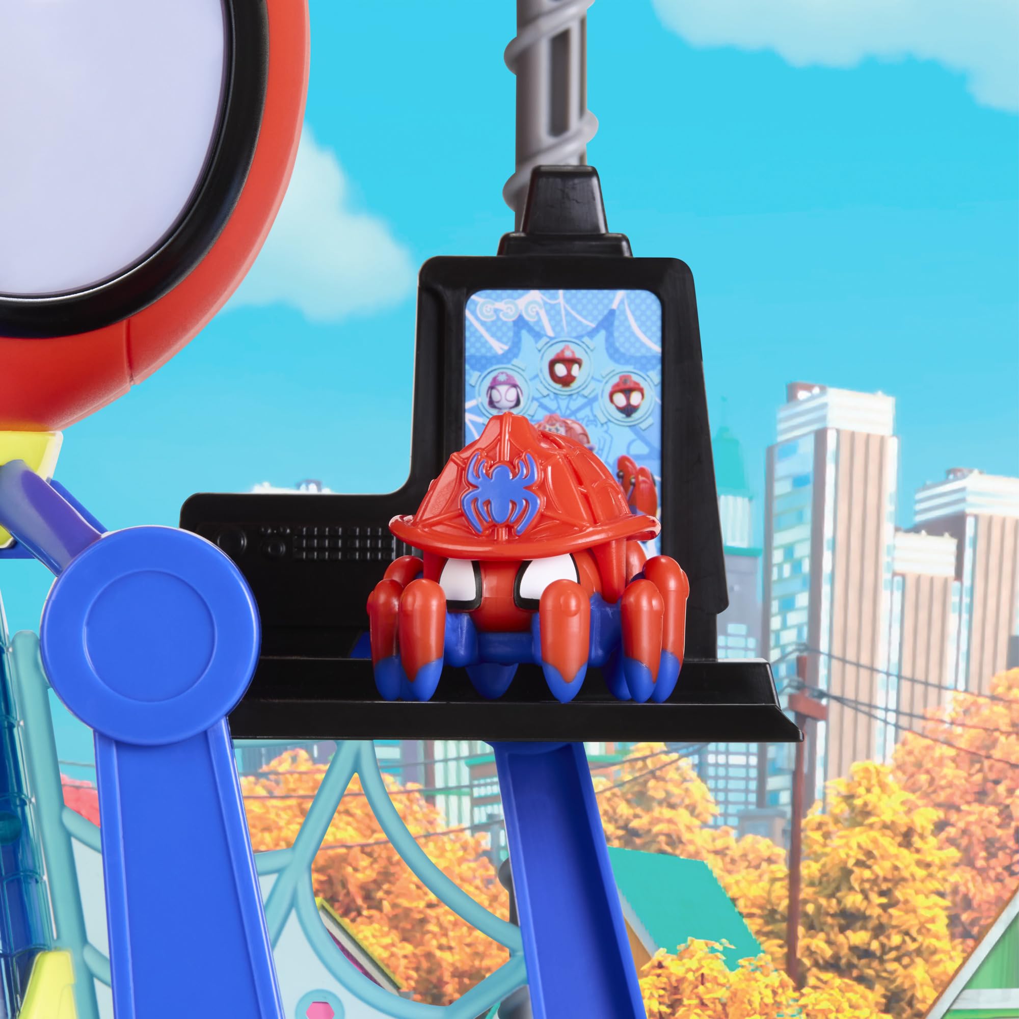 Zestaw do zabawy Pajęcza kwatera z serii Rescue-Webs z serialu Marvela "Spidey i super-kumple"