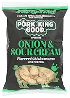 Vista 17 de Pork King Good Chicharrones de Cerdo Variedad Paquete de 6 (Chicharrones) Keto Snacks