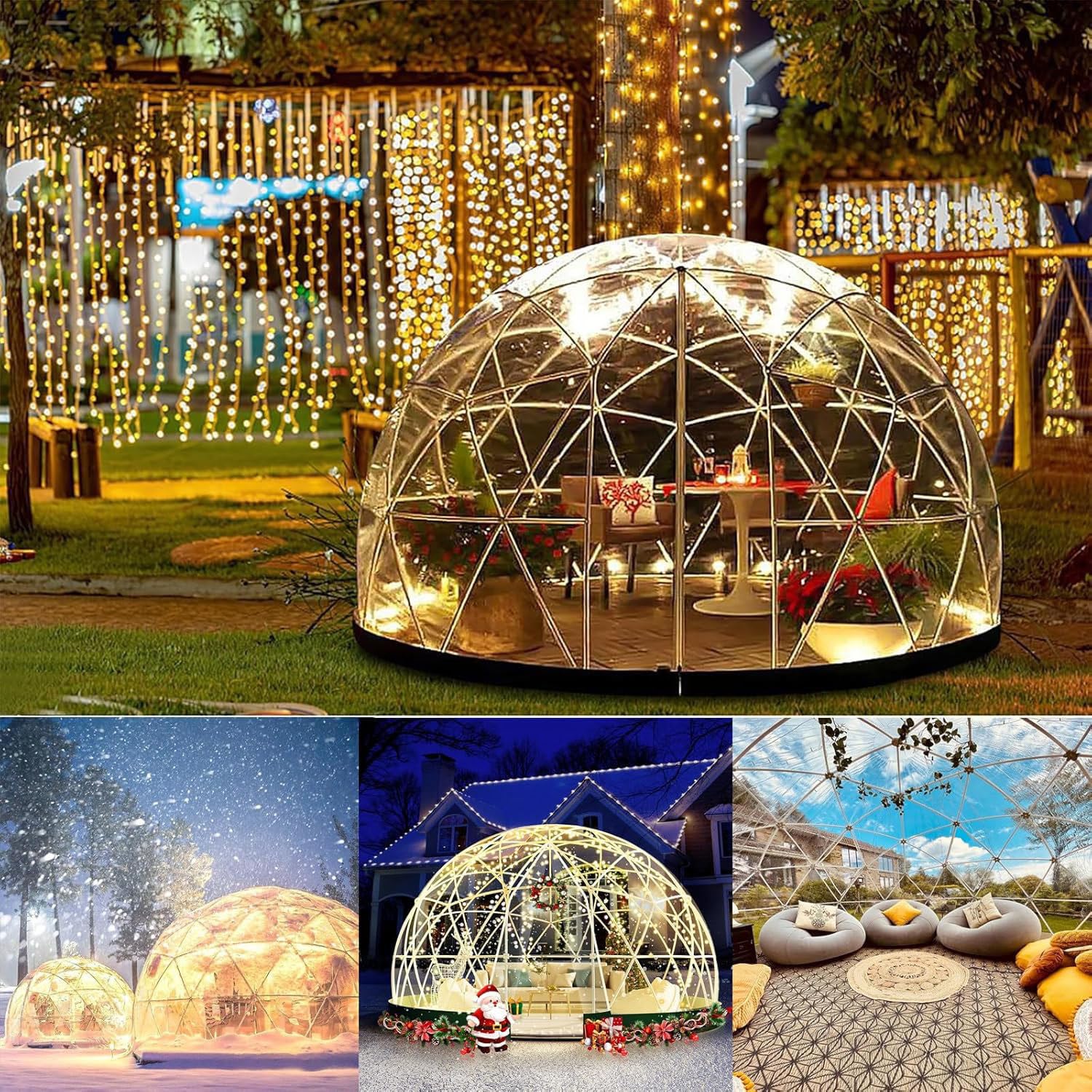 Bubble Tent Kuppelhaus Campingzelt 10/12 Fuß