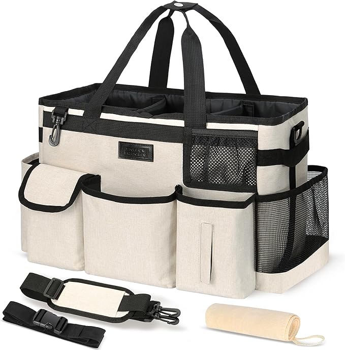 Cleaning Caddy Organizer with Handle Large Caddy Bag for House