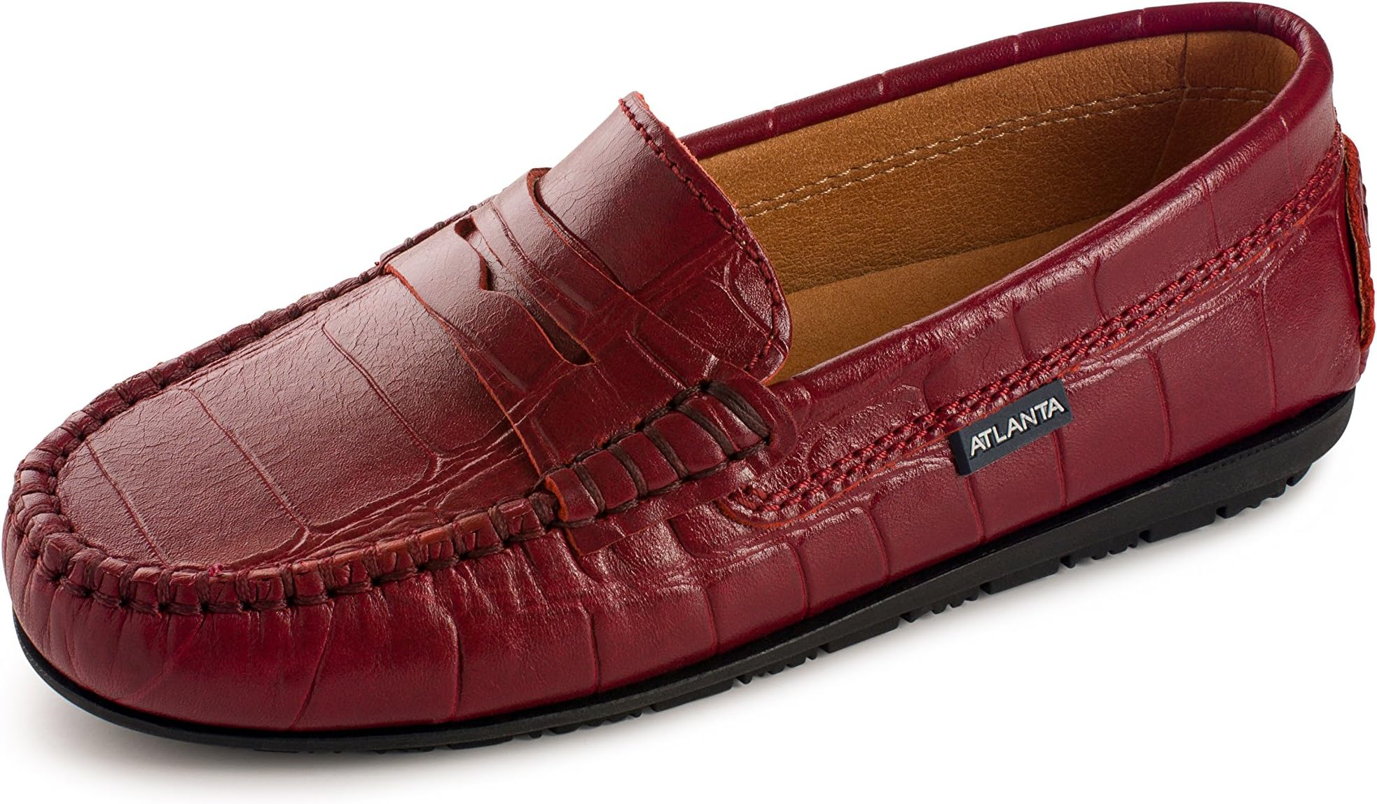 Atlanta Mocassin Grils's Slip On Mocassin Penny Loafer Flat Shoe