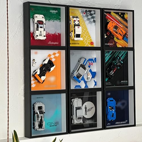 Miniatura 2 de iLuane Tablero de pantalla para Lego Speed Champions 007 Aston Martin DB5 76911, juego de juguetes de construcción, coleccionables para adultos,