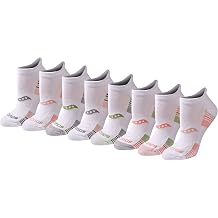 Saucony Womens RunDry Performance Heel Tab Athletic Socks, Available in S-L 8, 16, 24 Pairs