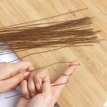 Decora 22 Gauge Brown Floral Wire 16 inch,50/Package