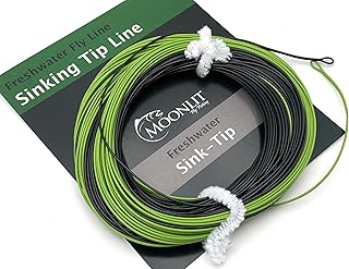 Moonlit Floating Fast Sink Tip S5 Fly Line (Black/Olive) (8wt line)