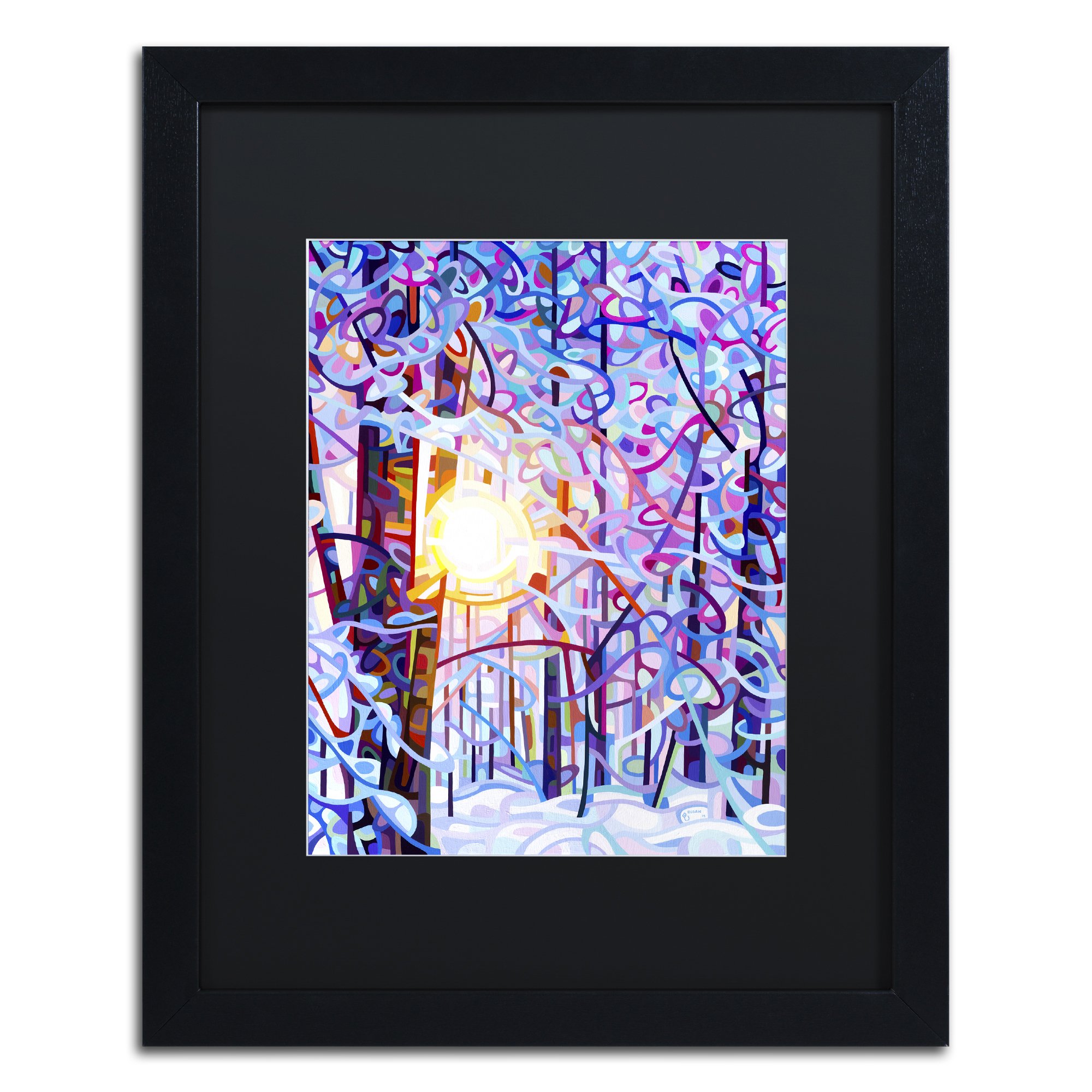 Trademark Fine Art Early Riser by Mandy Budan Frame, 16" x 20", Black Matte
