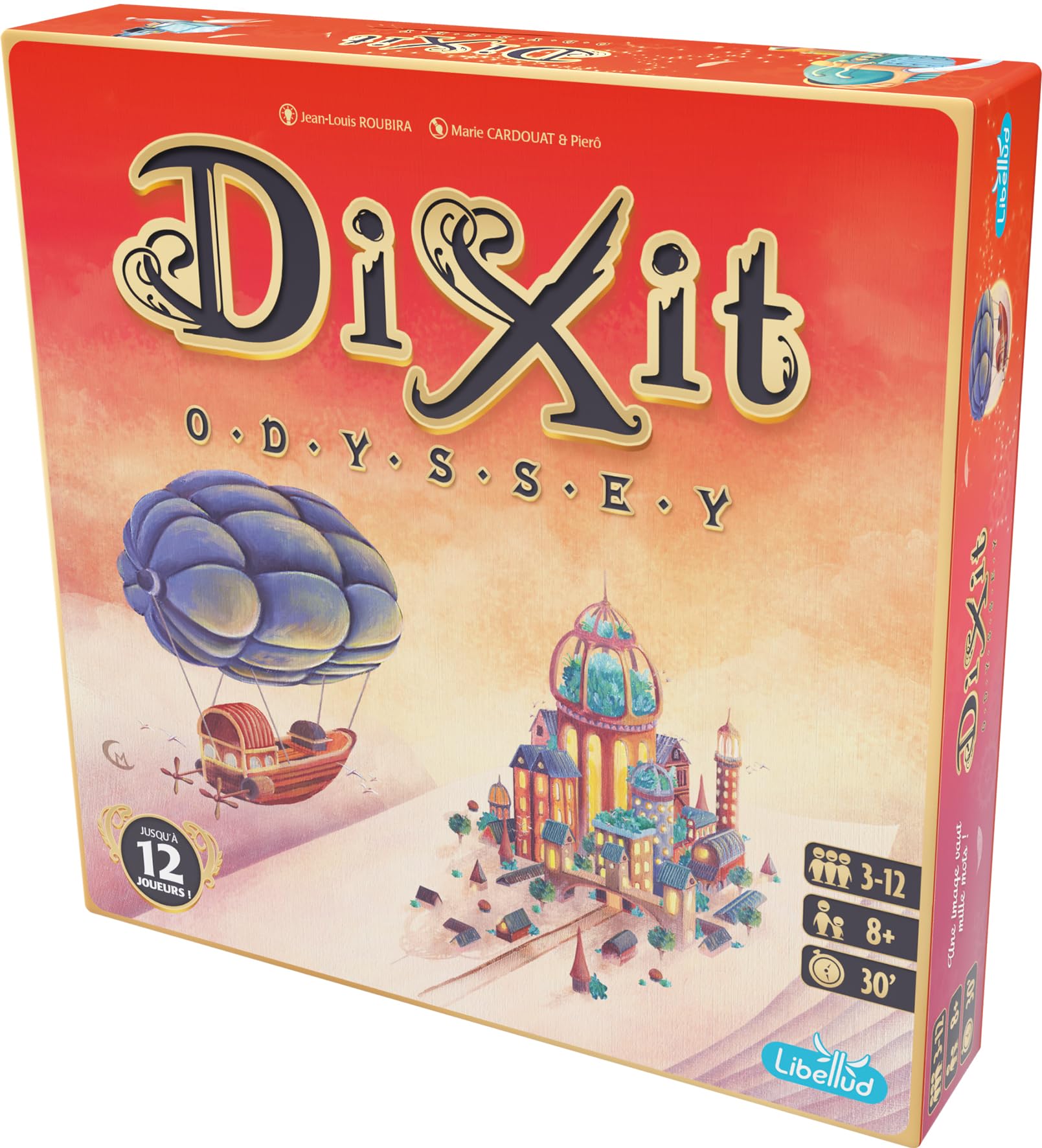 Libellud | Dixit Odyssey (Edition 2022) | Gioco di comunicazione | Età 8+ | 3-12 giocatori | 30 minuti di gioco,Französisch