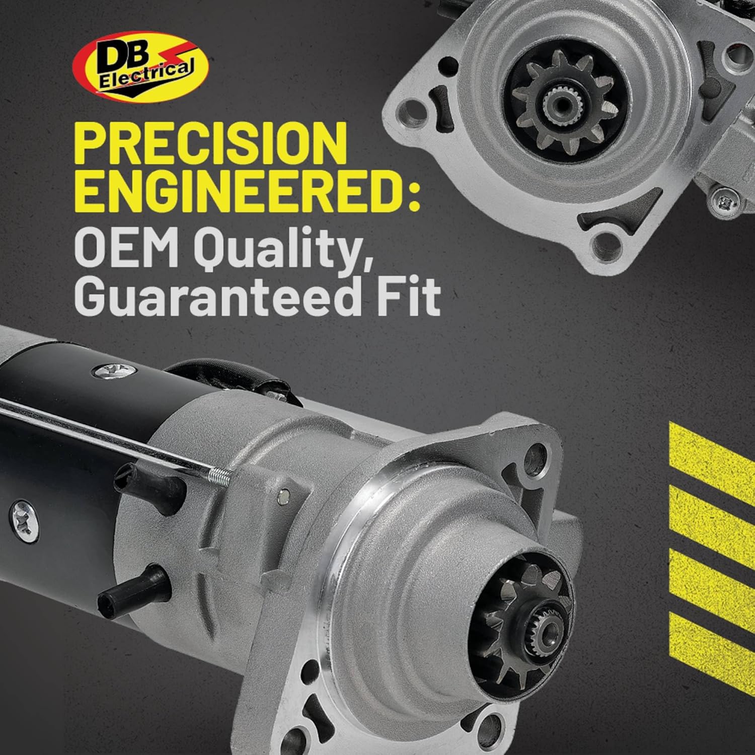 DB Electrical 410-40025 Starter for Bobcat Skid Steer Loader A220 T200 863 864 873 883 S250 Deutz BF4M1011F Diesel / 6676958, 6685191 /TM000A29001