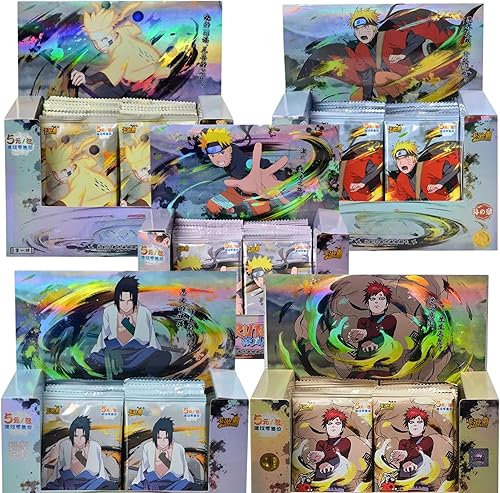 ONLY MINT NarutoNinja Kayou Doujin Premium Tier 3 Wave 1 10 paquetes Paquete de cajas de refuerzo 10 paquetes 5 cartas por paquete 50 cartas en